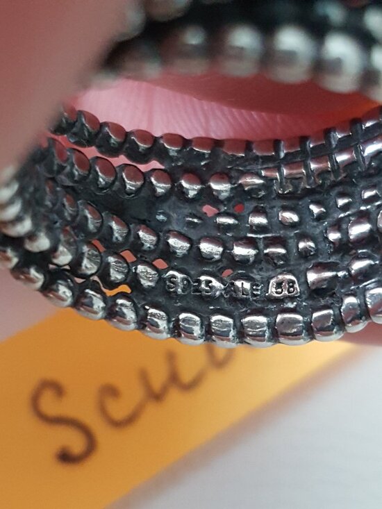 PANDORA Entangled Beauty Two Tone 925 Silver 14K Gold Ring with Diamonds Retired - Picture 8 of 16